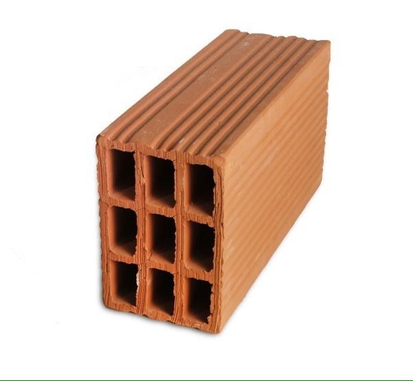 Ladrillo hueco 12x18x33 9 agujeros